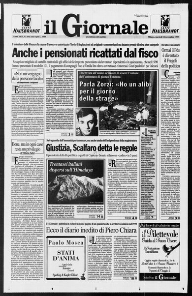 Il giornale : quotidiano del mattino